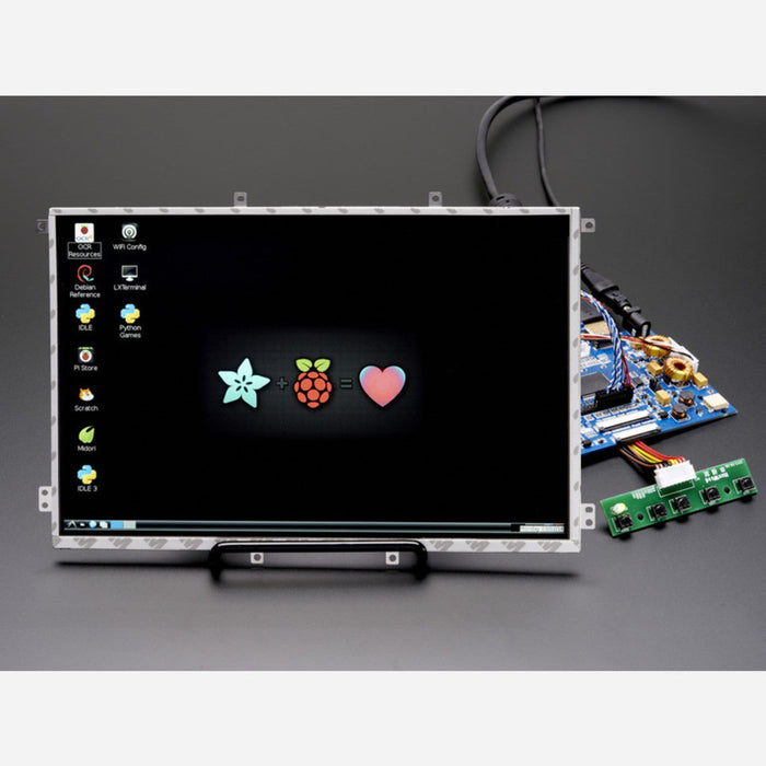 10.1 Display Audio 1280x800 IPS - HDMI/VGA/NTSC/PAL