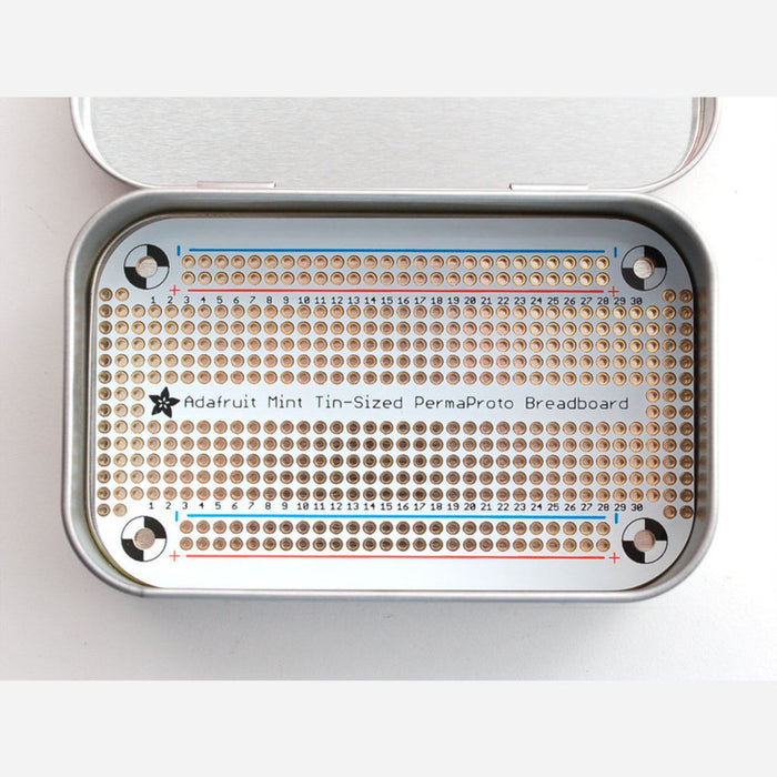 Adafruit Perma-Proto Mint Tin Size Breadboard PCB