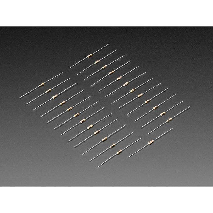 Through-Hole Resistors - 100 ohm 5% 1/4W - Pack of 25