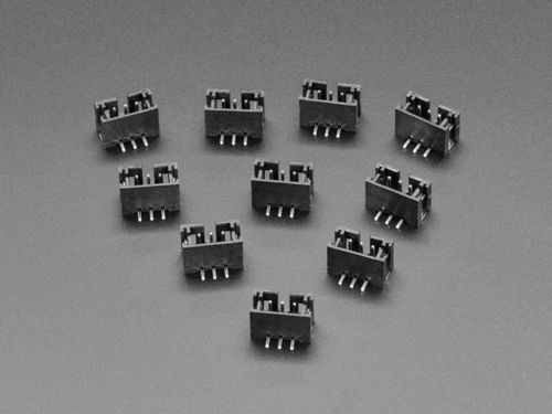 JST PH 2mm 3-pin Vertical Connector (10-pack)