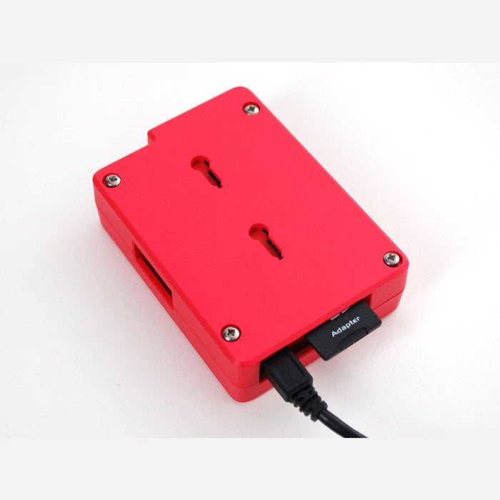 Raspberry Colored Enclosure for Raspberry Pi Model B Computers