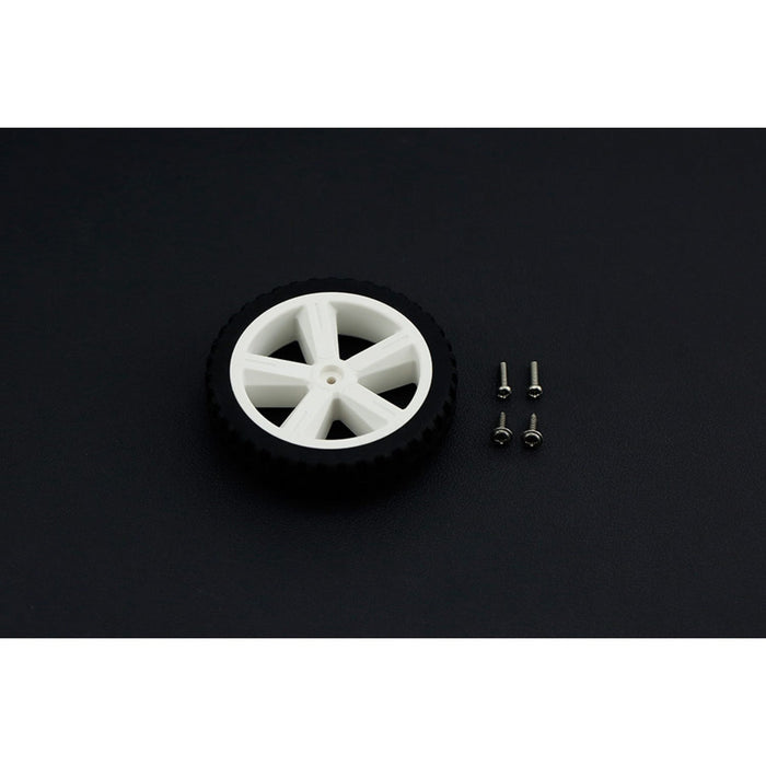D80mm Silicone TT Motor Wheel For Robot Project