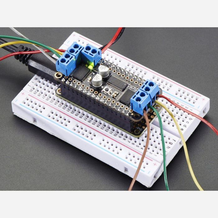 DC Motor + Stepper FeatherWing Add-on For All Feather Boards