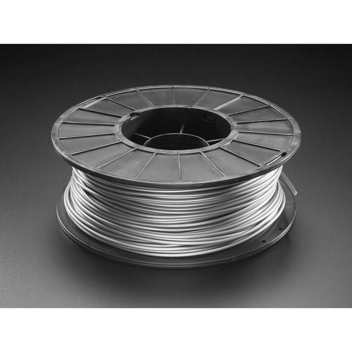 PLA Filament for 3D Printers - 2.85mm Diameter - Silver - 1 Kg - MeltInk