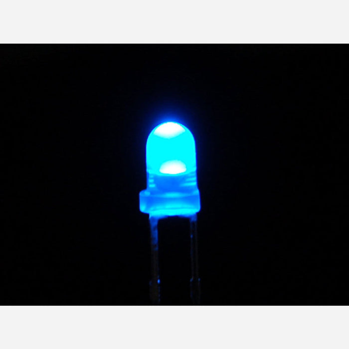 Diffused Blue 3mm LED (25 pack)