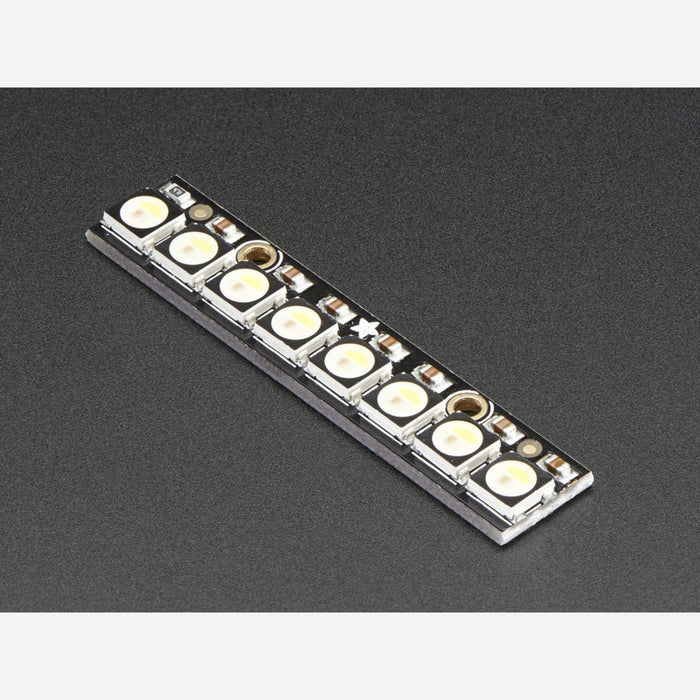 NeoPixel Stick - 8 x 5050 RGBW LEDs - Natural White - ~4500K