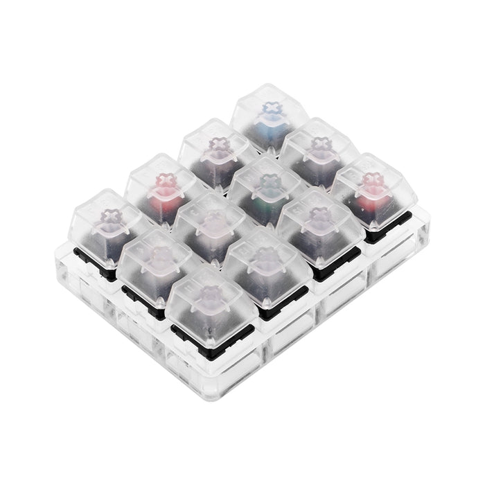 Mechanical Keyboard Switches Tester Collection - 12 Switch Set