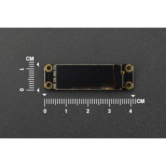 Monochrome 0.91”128x32 I2C OLED Display with Chip Pad