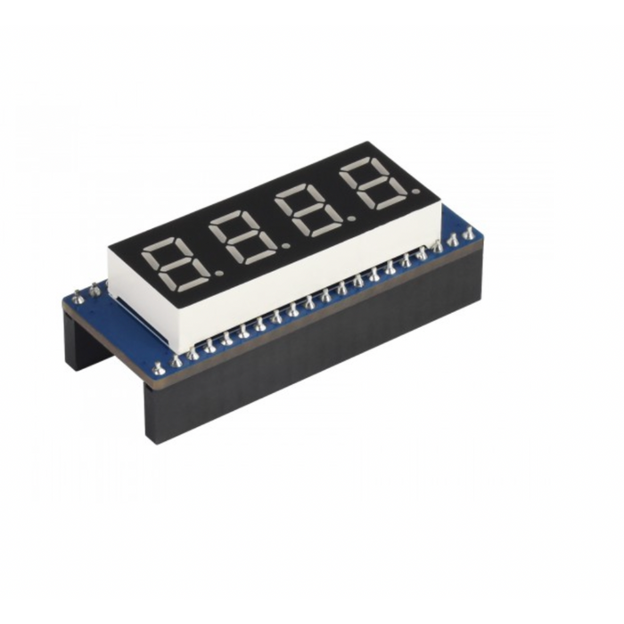 4-digit 8-segment Display Module for Raspberry Pi Pico, SPI-compatible