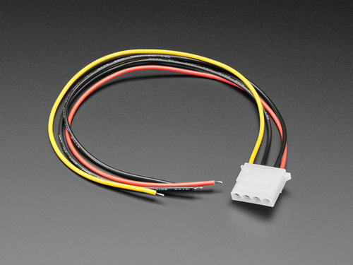 IDE Molex 4-pin Plug Cable - 30cm long