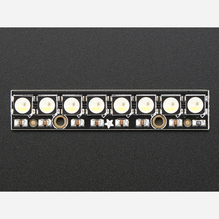 NeoPixel Stick - 8 x 5050 RGBW LEDs - Cool White - ~6000K