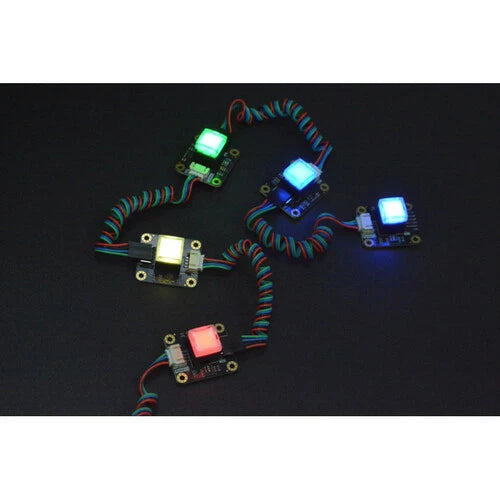 Gravity: I2C RGB LED Colorful Button Module