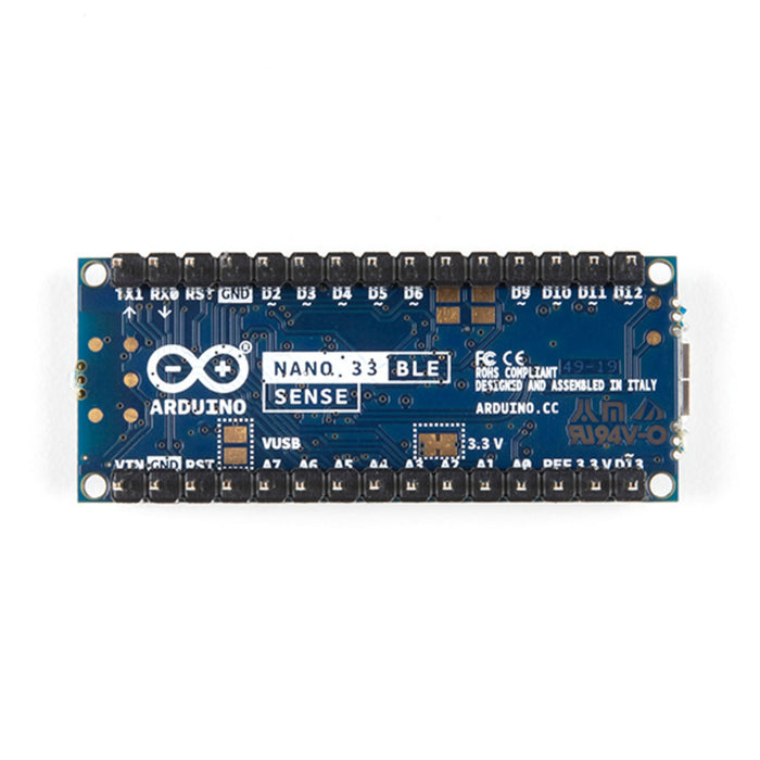 Arduino Nano 33 BLE Sense with Headers