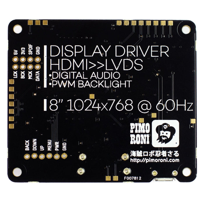 HDMI 8 LCD Screen Kit (1024x768)