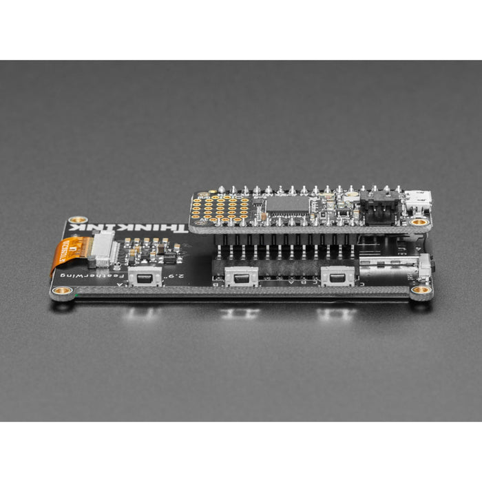 Adafruit 2.9 Grayscale eInk / ePaper Display FeatherWing - 4 Level Grayscale