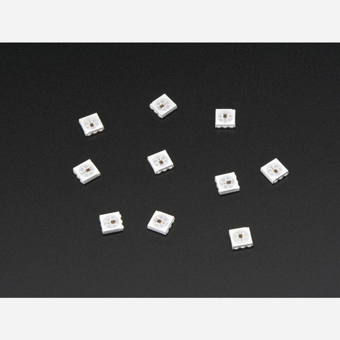 5050 RGB LED with Integrated Driver Chip - 10 Pack