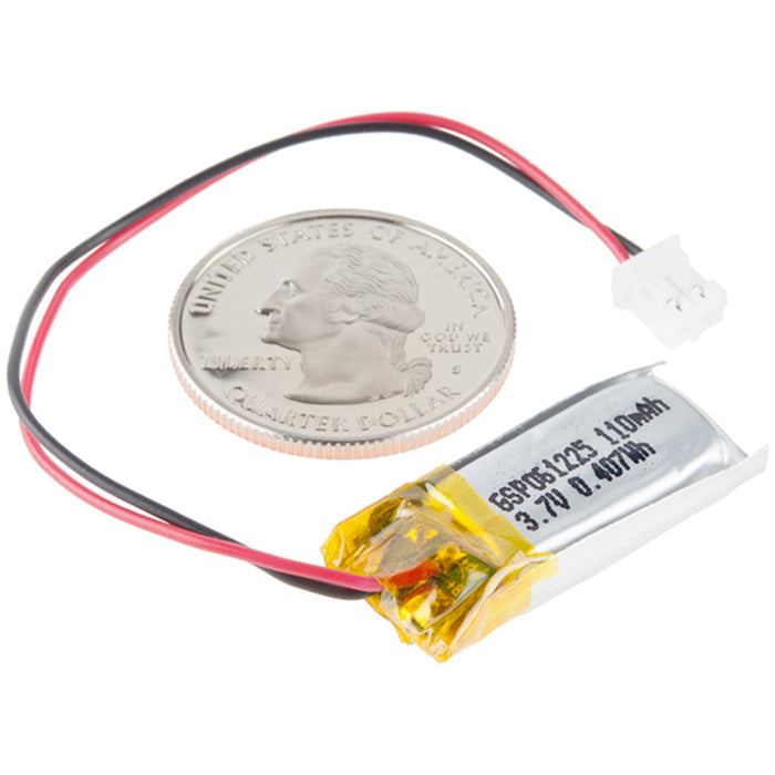 E-Textiles Battery - 110mAh (2C Discharge)