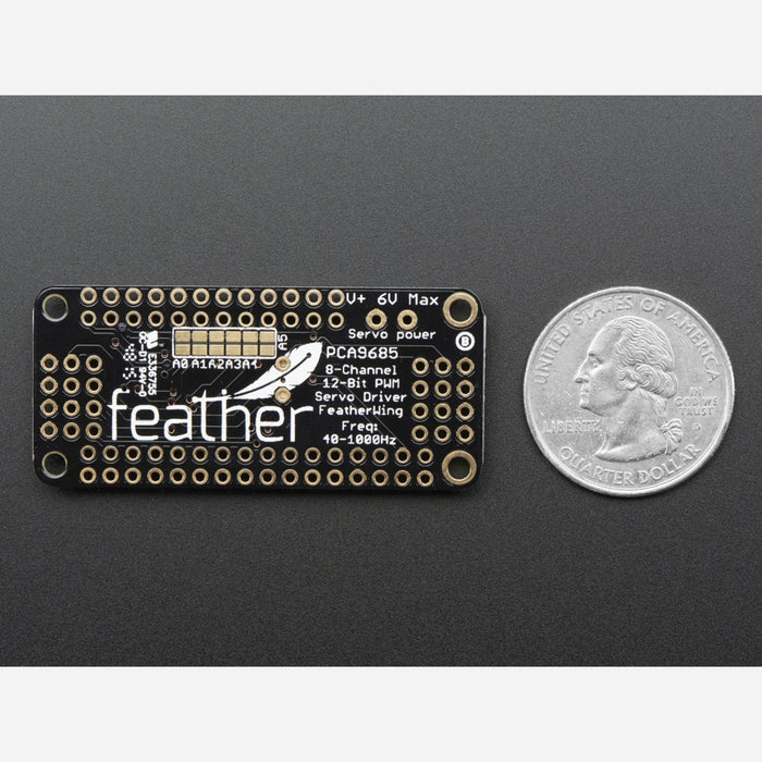 8-Channel PWM or Servo FeatherWing Add-on For All Feather Boards
