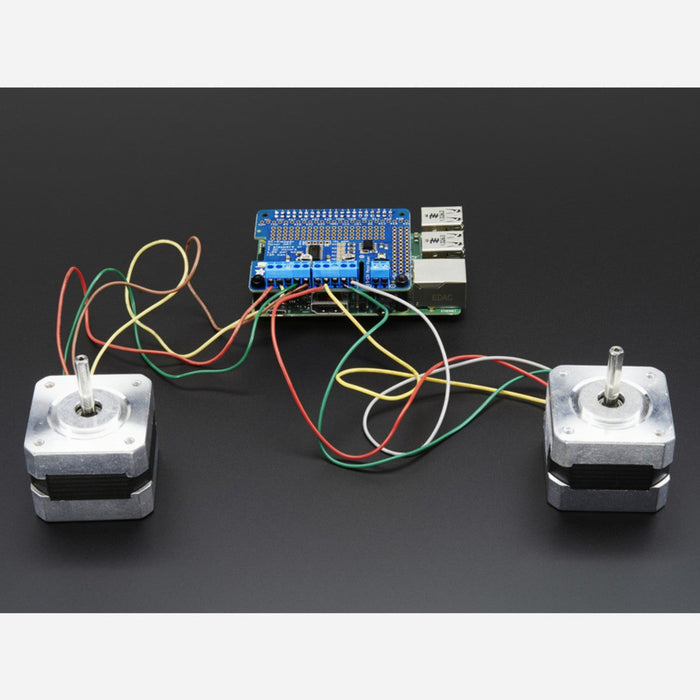 Adafruit DC  Stepper Motor HAT for Raspberry Pi - Mini Kit