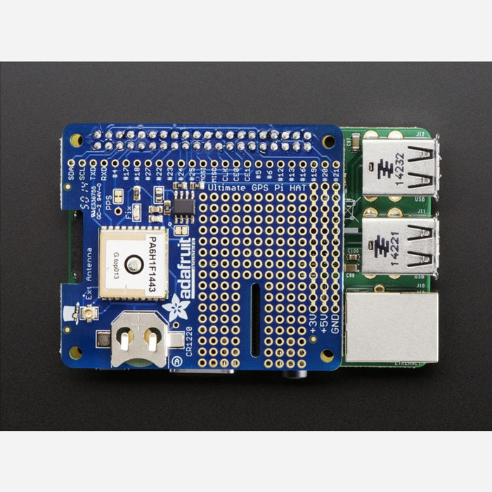 Adafruit Ultimate GPS HAT for Raspberry Pi [Mini Kit]