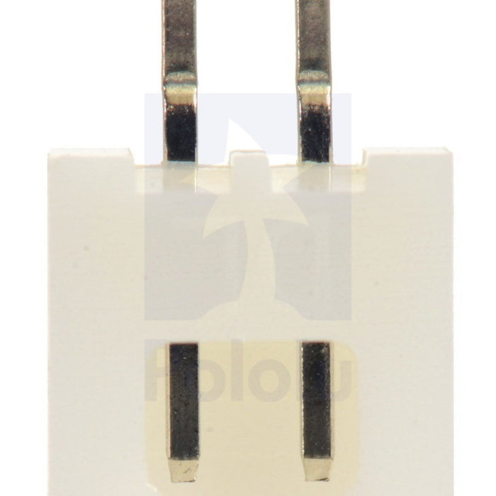 2.5 mm JST XH-Style Shrouded Male Connector: 2-Pin, Straight (4-Pack)