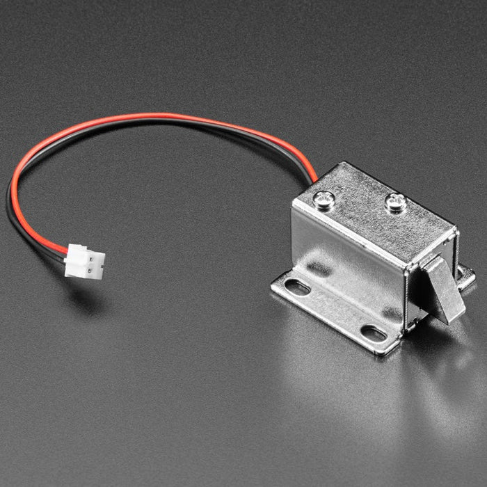 Small Lock-style Solenoid - 12VDC @ 350mAh with 2-pin JST