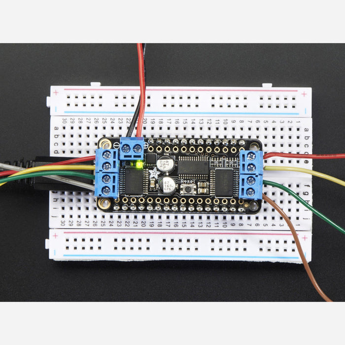 DC Motor + Stepper FeatherWing Add-on For All Feather Boards