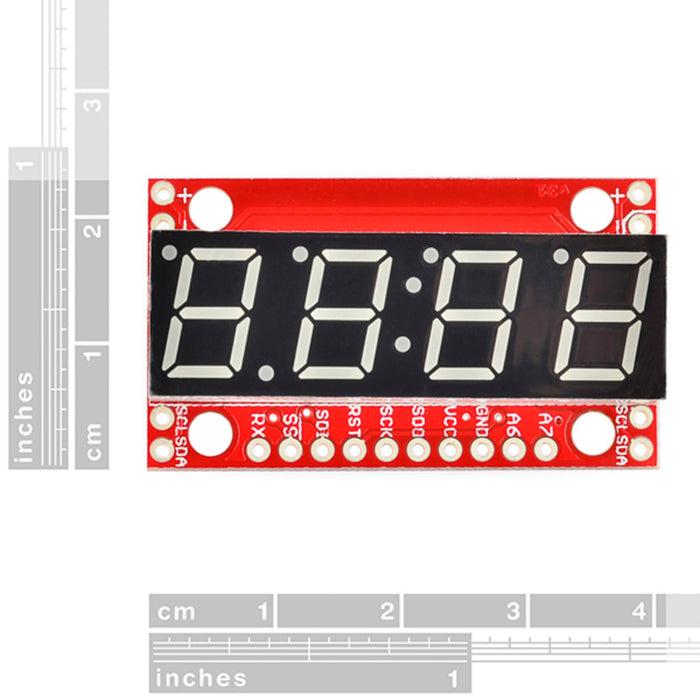 SparkFun 7-Segment Serial Display - Red