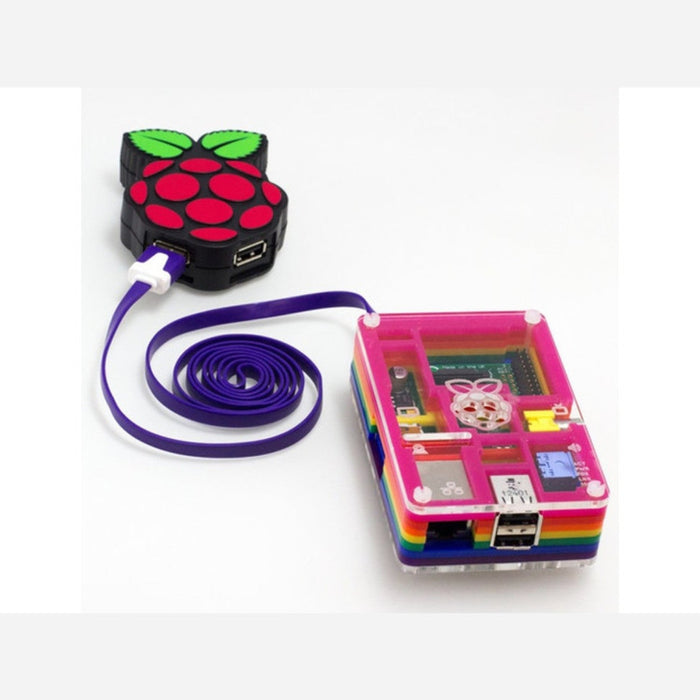 PIHUB - USB Hub for Raspberry Pi with US Power Adapter