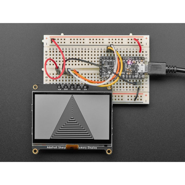 Adafruit SHARP Memory Display Breakout - 2.7 400x240 Monochrome