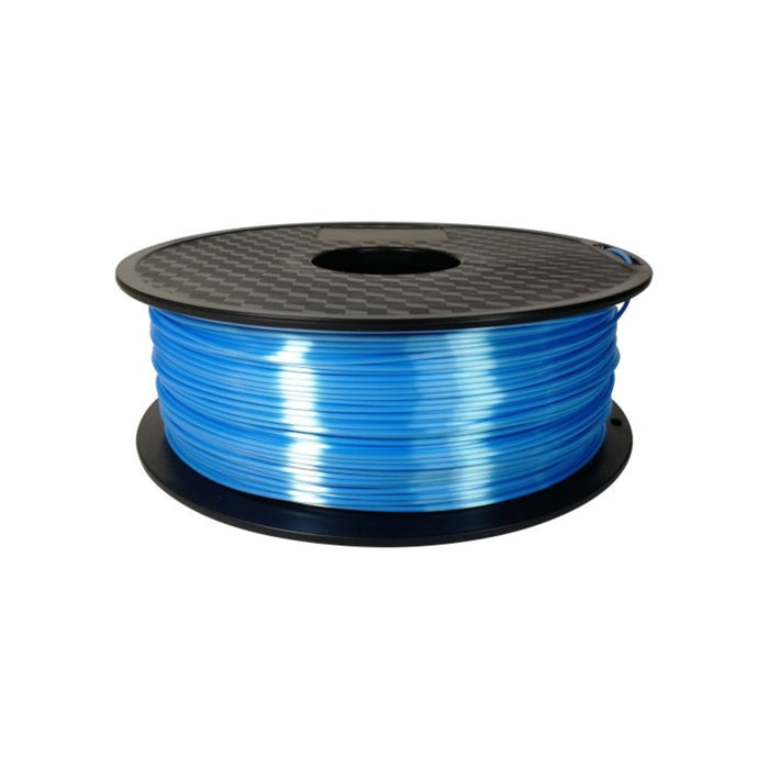 Silk-Like PLA Filament 1.75mm, 1Kg Roll - Blue