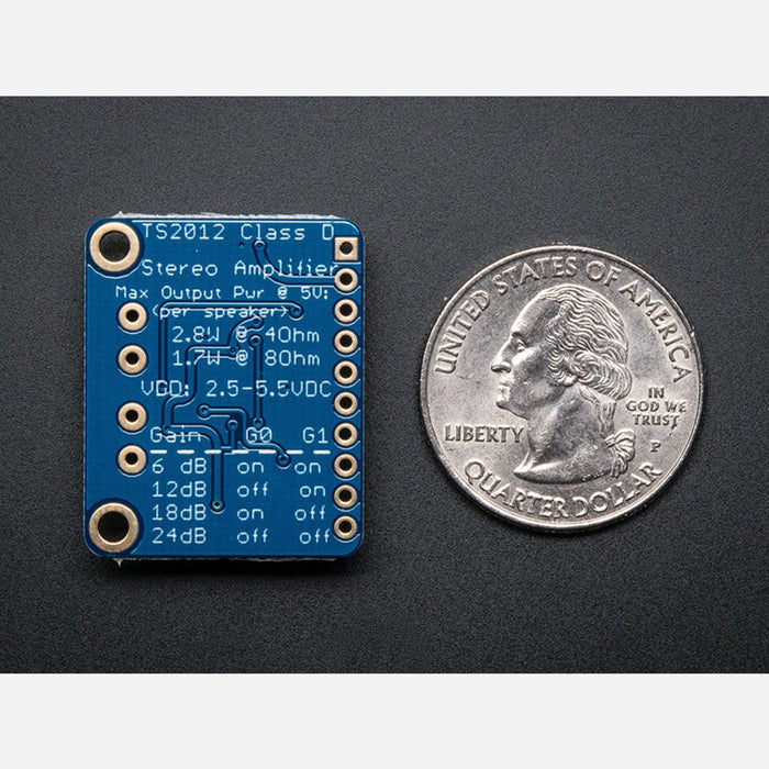 Stereo 2.1W Class D Audio Amplifier - TPA2012