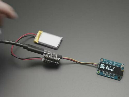 Adafruit LiIon or LiPoly Charger BFF Add-On for QT Py