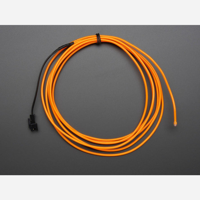 High Brightness Orange Electroluminescent (EL) Wire - 2.5 meters [High brightness, long life]