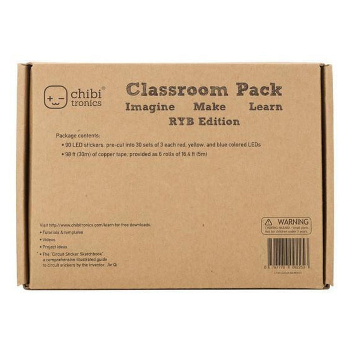 Circuit Stickers (Red, Yellow and Blue) Classroom Pack