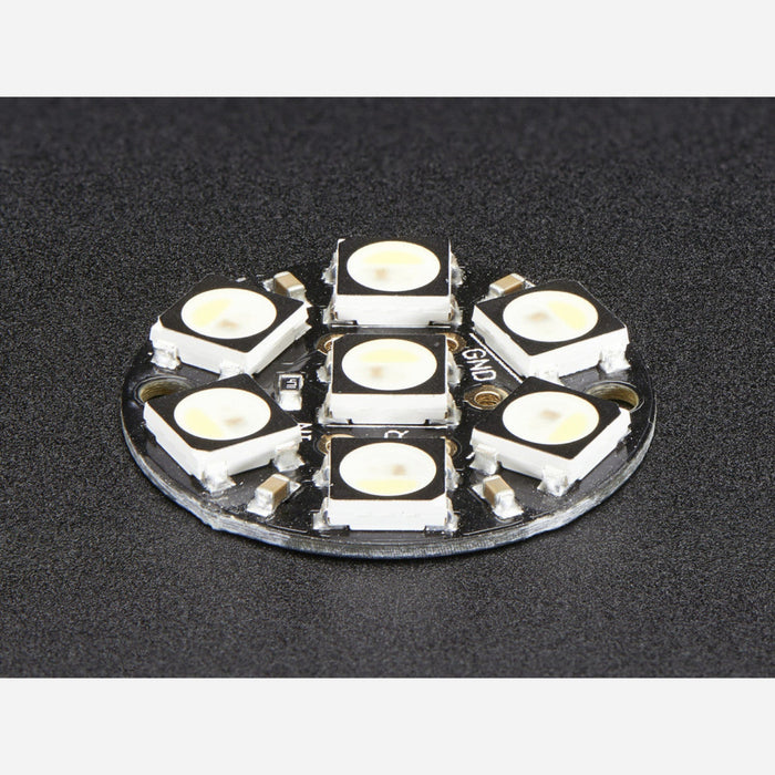 NeoPixel Jewel - 7 x 5050 RGBW LED w/ Integrated Drivers - Cool White - ~6000K