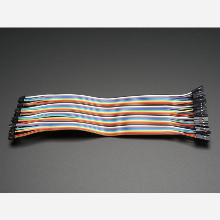 Female-Female 2.54 to 2.0mm Jumper Wires x 40