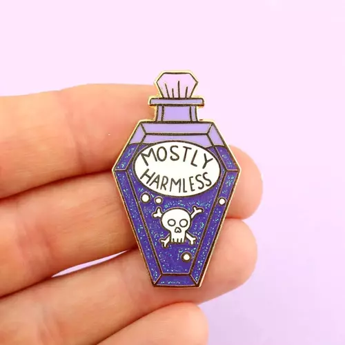 Mostly Harmless Lapel Pin