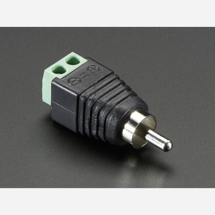 RCA (Composite Video, Audio) Male Plug Terminal Block