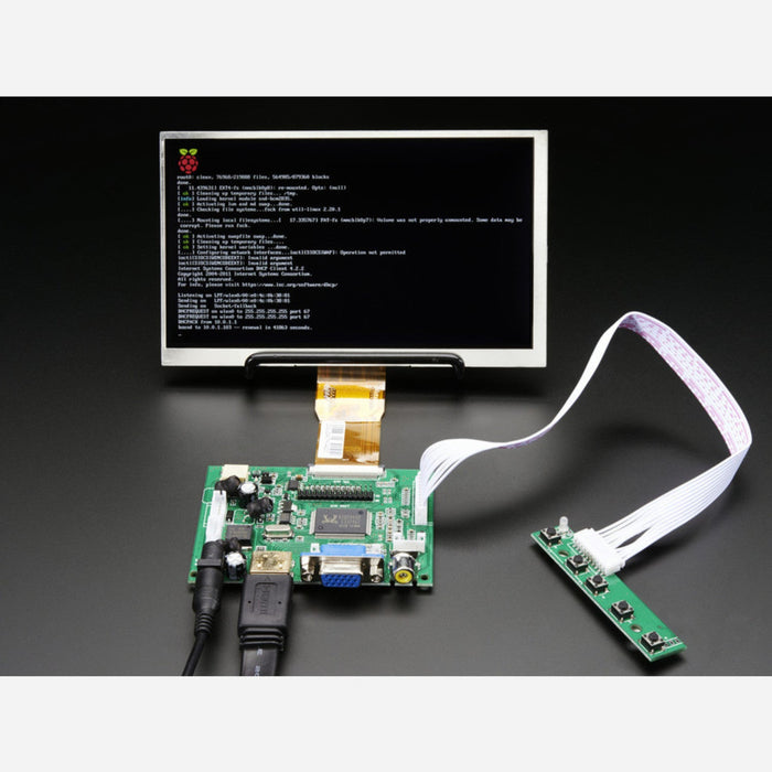 HDMI 4 Pi: 7 Display no Touchscreen 1024x600- HDMI/VGA/NTSC/PAL