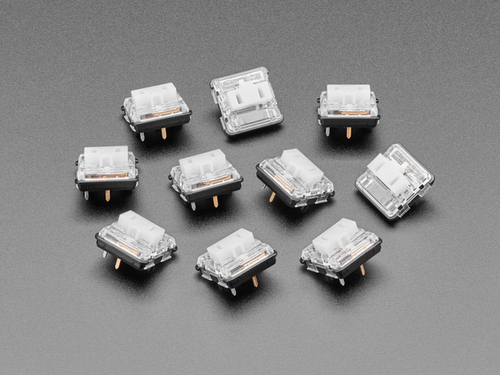Kailh CHOC Low Profile White Clicky Key Switches