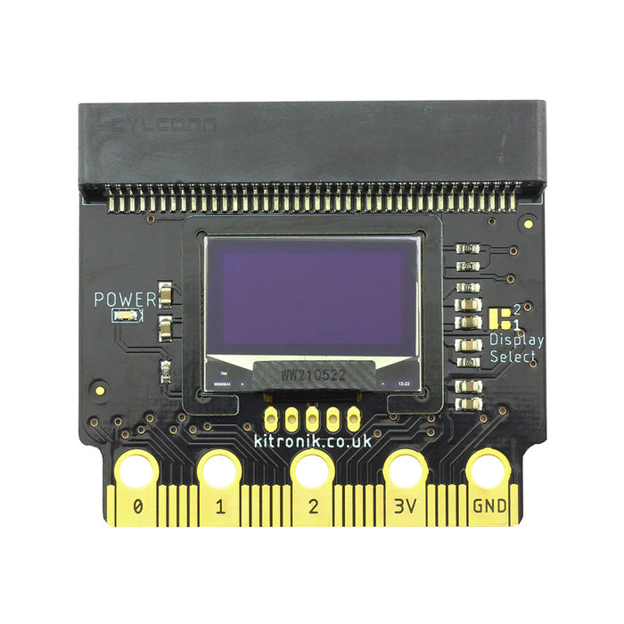 Kitronik :VIEW Graphics 128 OLED display 128x64 for BBC micro:bit