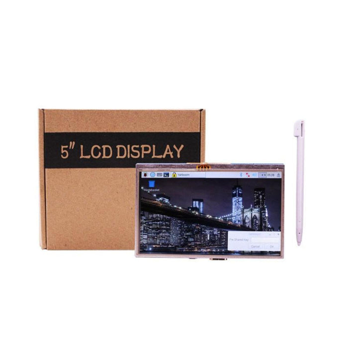 Raspberry Pi 5 inch resistive touch screen display for 4B/3B+