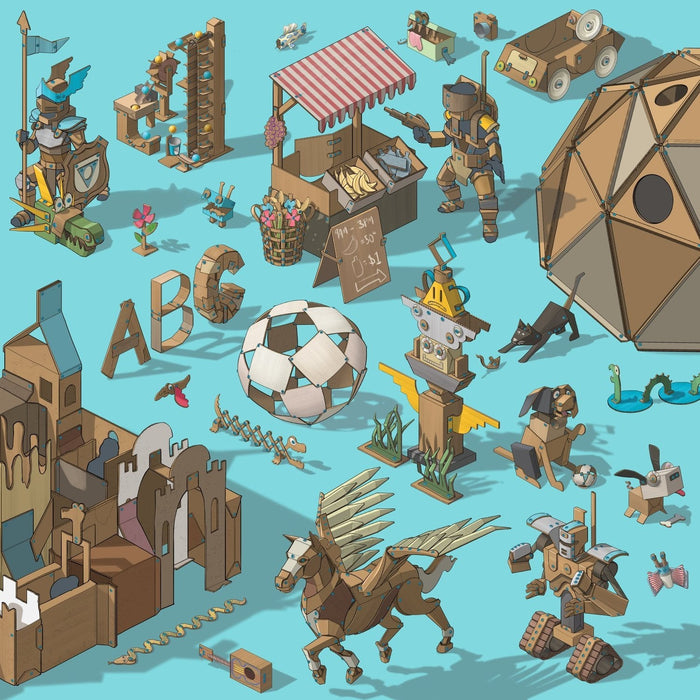 Makedo INVENT Kit 366 parts