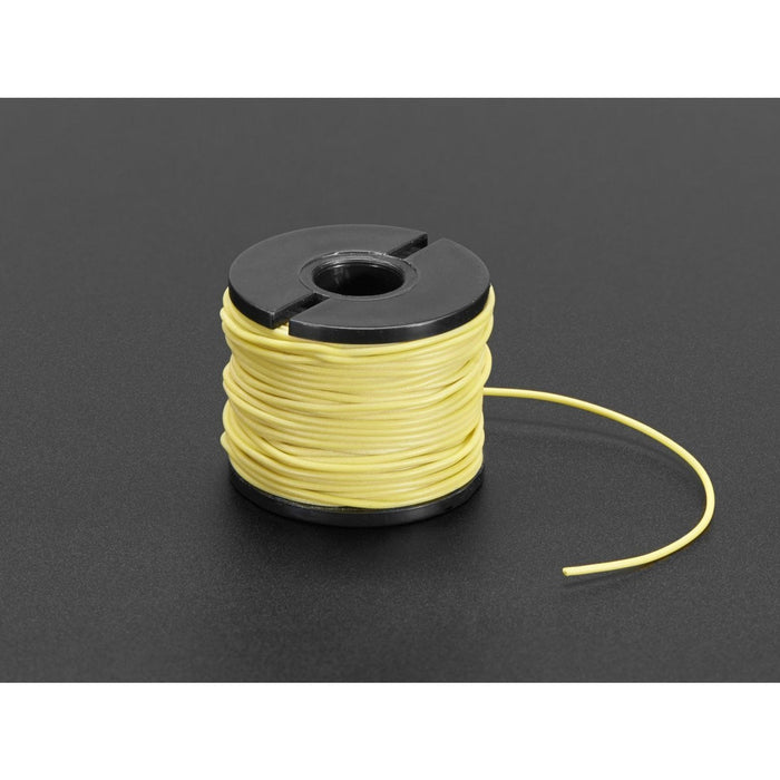 Silicone Cover Stranded-Core Wire - 50ft 30AWG Yellow