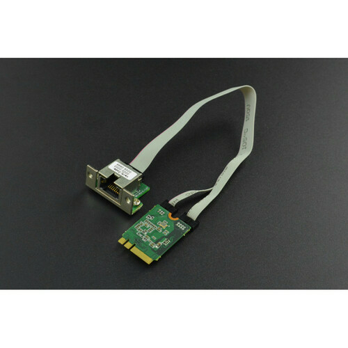 M.2 (A+E Key) to Gigabit Ethernet Module for LattePanda Alpha and Delta