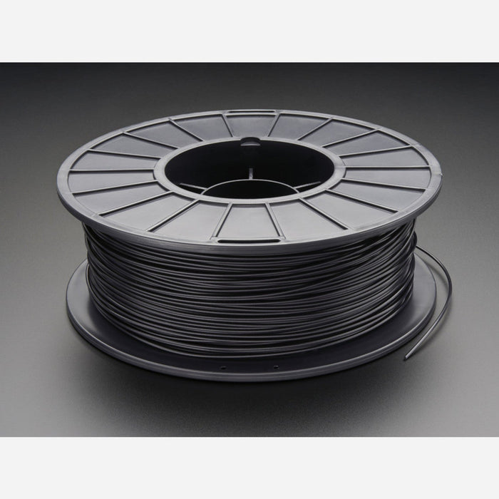 PLA Filament for 3D Printers - 1.75mm Diameter - Black - 1KG