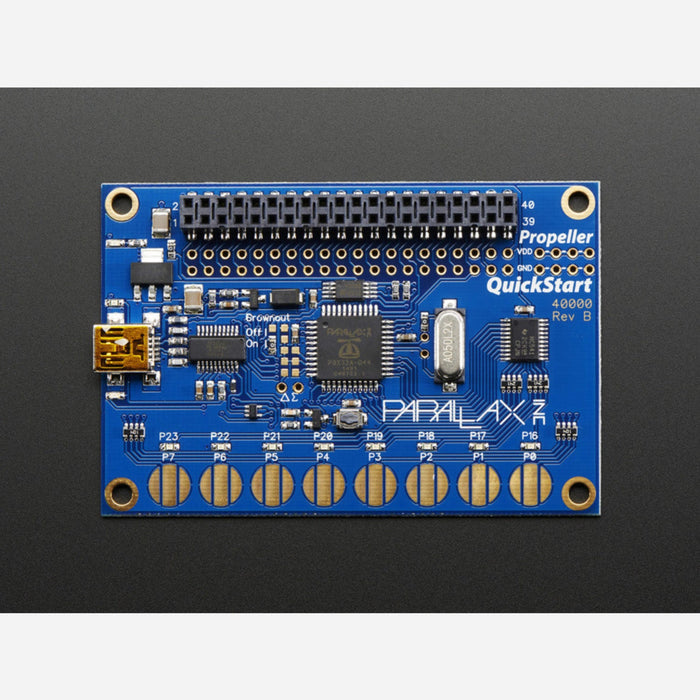 Parallax Propeller Quickstart USB Development Board