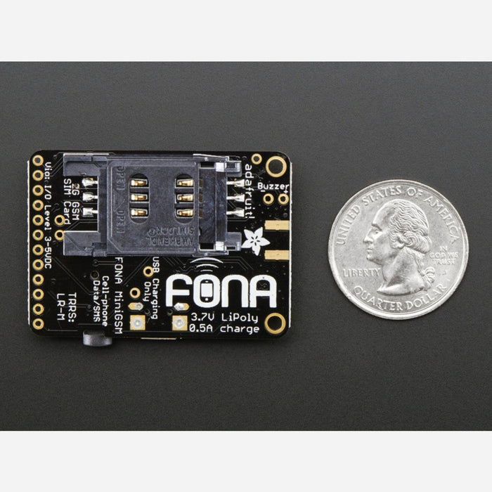 Adafruit FONA - Mini Cellular GSM Breakout - uFL Version - v1