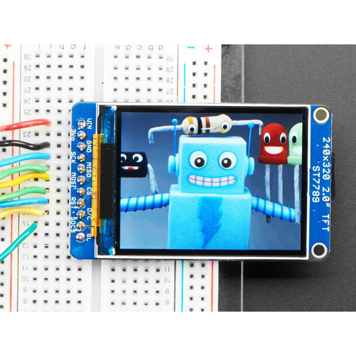 2.0 320x240 Color IPS TFT Display with microSD Card Breakout